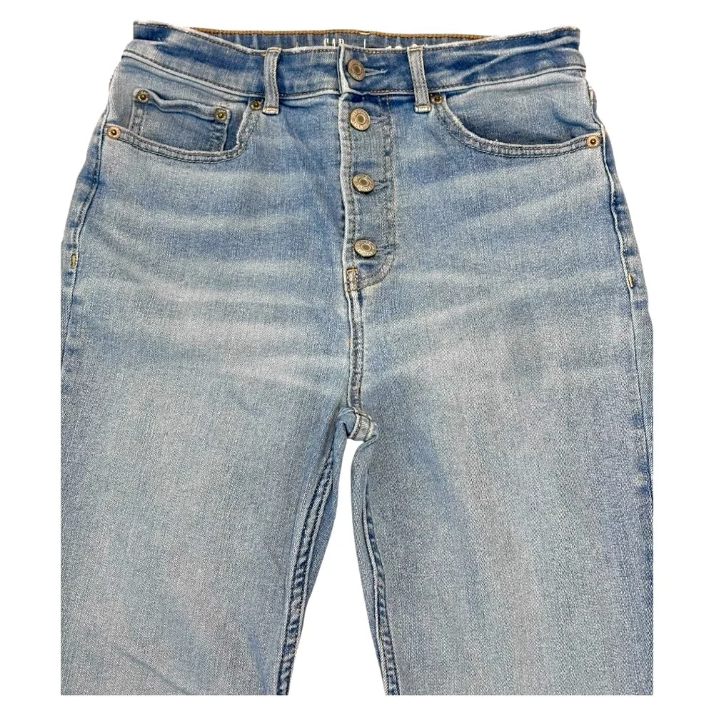 Gap | Girls Teen Sky High Rise Skinny Ankle Jeans in Medium Wash | Size 18 | NEW